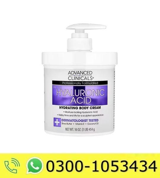 Advanced Clinicals Hyaluronic Acid Hydrating Body Cream Price in Pakistan
