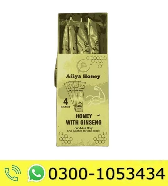 Afiya Honey With Ginseng 4 Sachet Price in Pakistan