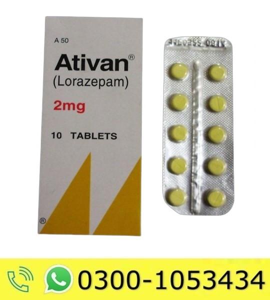 Ativan Lorazepam 2mg Tablets – Anxiety & Stress Relief Medication