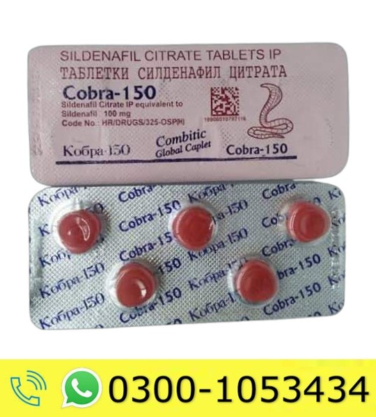 Black Cobra 150mg Tablets in Pakistan