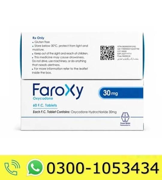 Faroxy Oxycodone 30 Mg Tablets Price in Pakistan