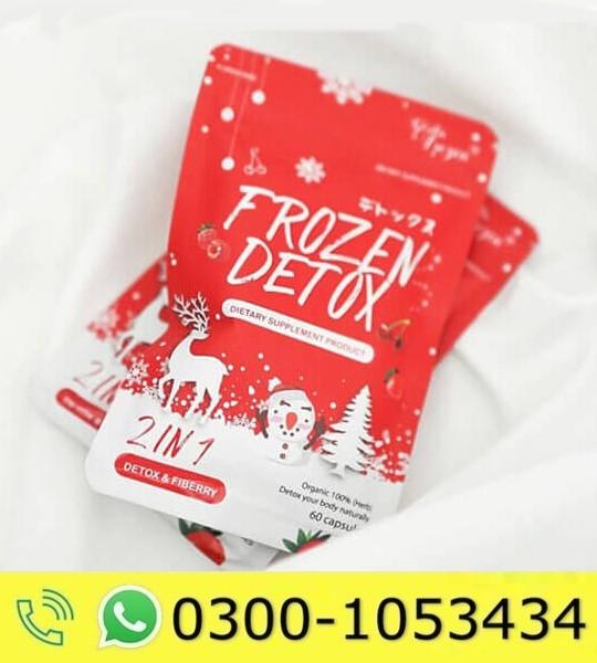 Frozen Detox Capsules 2 In 1 Detox And Fiberry Price in Pakistan