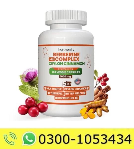 Harmonify Berberine with Ceylon Cinnamon Capsules Price in Pakistan