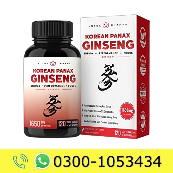 Korean Red Ginseng Capsules Price in Pakistan 03001053434 Korean
