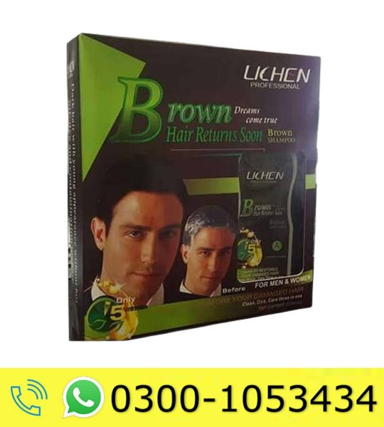 LICHEN Professional Dark Brown Hair Shampoo