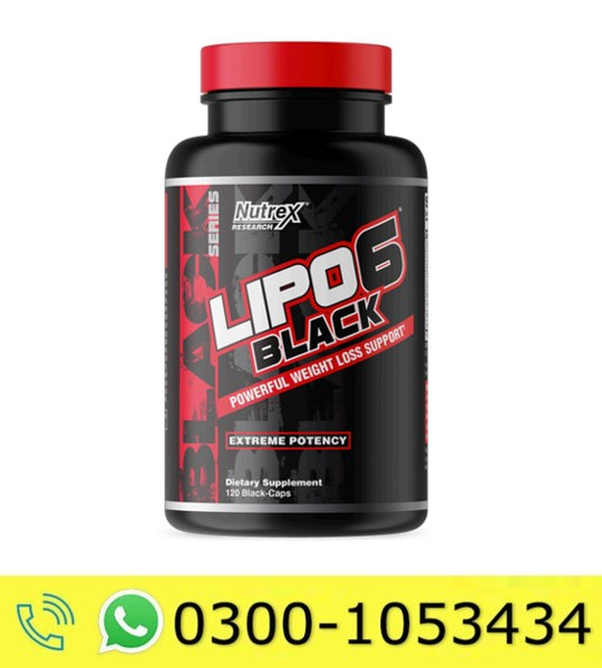 Lipo 6 Black Pills Price in Pakistan