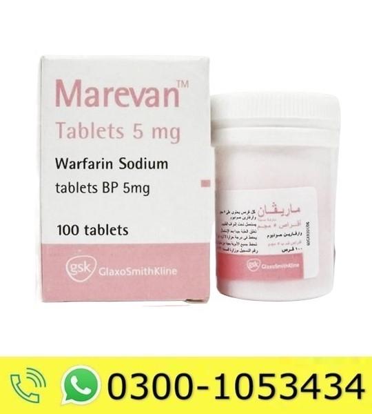 Marevan Warfarin Sodium 5mg Tablets Price in Pakistan