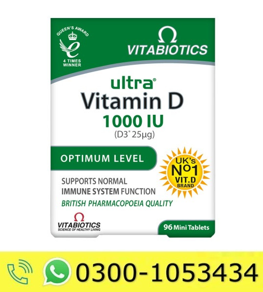 Ultra Vitamin D 1000 IU Price in Pakistan